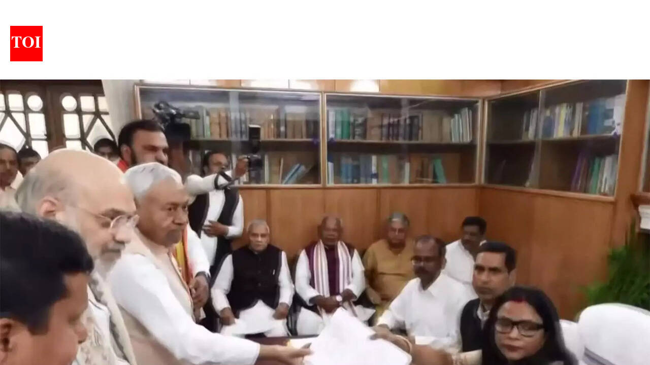 Nitish ignores family & party wishes, files papers for Rajya Sabha