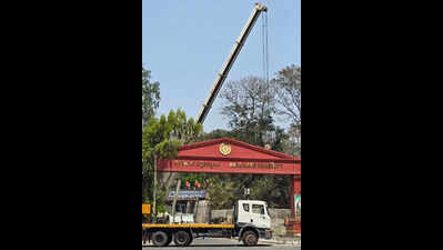 Railway bridge closure on Bangalore University road frustrates motorists