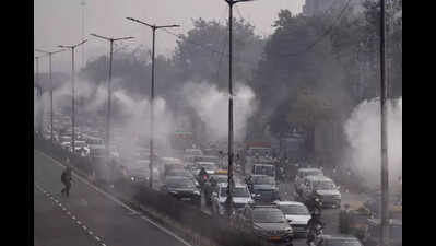 Mist system on 1k electric poles to fight air pollution