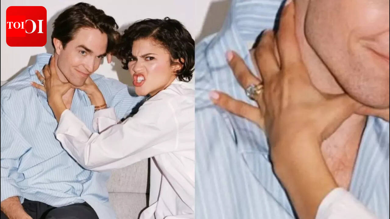After secret wedding to Tom Holland, Zendaya shows off her wedding ring in 'The Drama' shoot with Robert Pattinson - PICS