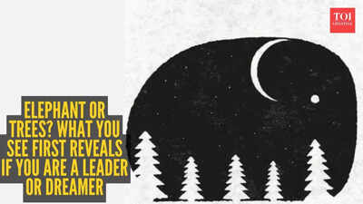  Elephant or trees? What you see first reveals if you are a leader or dreamer