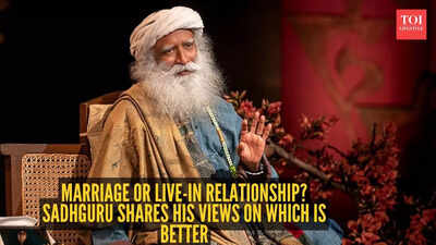 Marriage or live-in relationship? Sadhguru shares his views on which is better