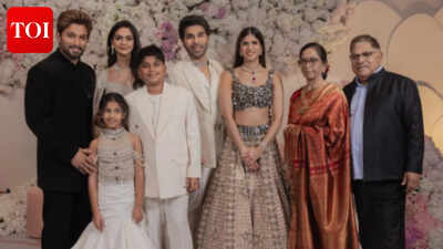 Allu Arjun thanks guests for blessing Allu Sirish–Nayanika Reddy at grand pre-wedding reception