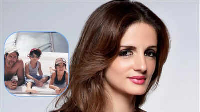  Sussanne Khan reacts to Hrithik Roshan's emotional 'fatherhood' post for sons Hrehaan and Hridhaan