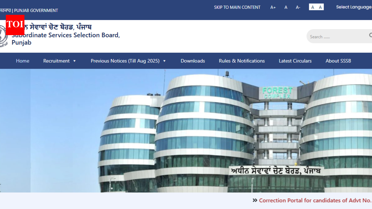PSSSB Clerk recruitment 2026 registration ends today at sssb.punjab.gov.in: Direct link to apply here