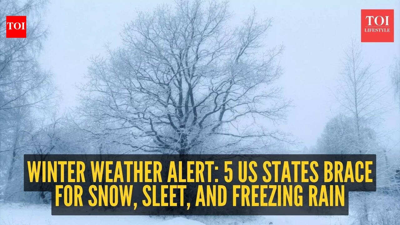 Winter weather alert: 5 US states brace for snow, sleet, and freezing rain