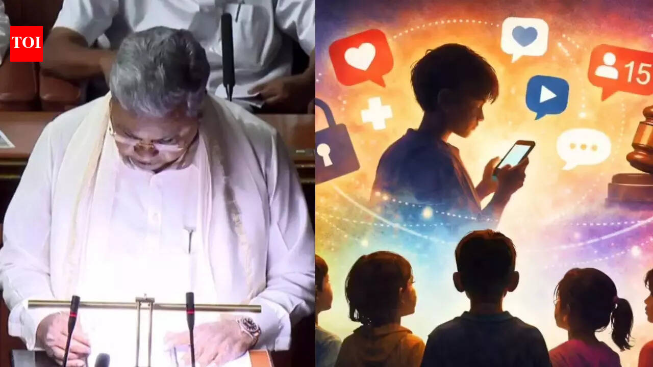 Karnataka budget 2026: Social media will be banned for children under the age of 16, says CM Siddaramaiah