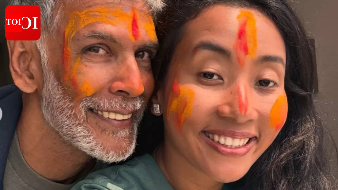 Milind Soman celebrates Holi in Goa: Goes on 15 km swim, dedicates ‘4.5 Km for Ankita Konwar’