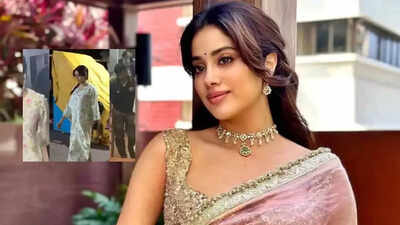 Janhvi Kapoor treks barefoot to Tirumala temple to seek blessings on her 29th birthday