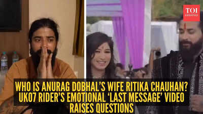 Who is Anurag Dobhal’s wife Ritika Chauhan? UK07 Rider’s emotional ‘last message’ video raises questions; leaves 'Brosena' worried!