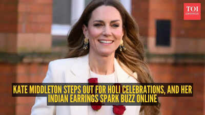 Kate Middleton celebrates Holi in white, but her Made-in-India earrings steal the spotlight