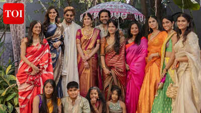 Allu Arjun and Sneha Reddy join Nayanika Reddy’s Pellikuturu ceremony ahead of her wedding with Allu Sirish