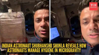 Viral video: ‘There are no showers up here’ – Indian astronaut Shubhanshu Shukla reveals how astronauts manage hygiene in microgravity