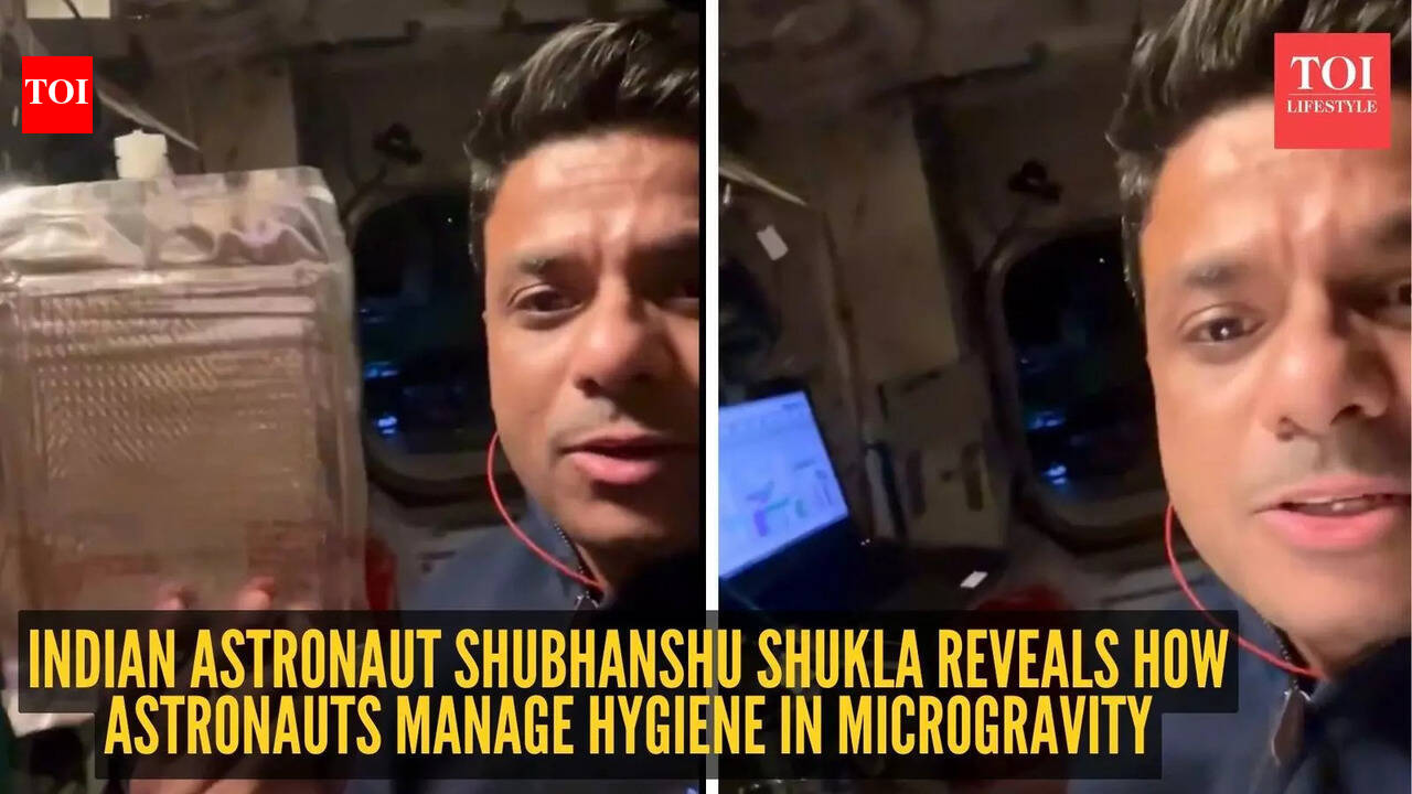 Viral video: ‘There are no showers up here’ – Indian astronaut Shubhanshu Shukla reveals how astronauts manage hygiene in microgravity
