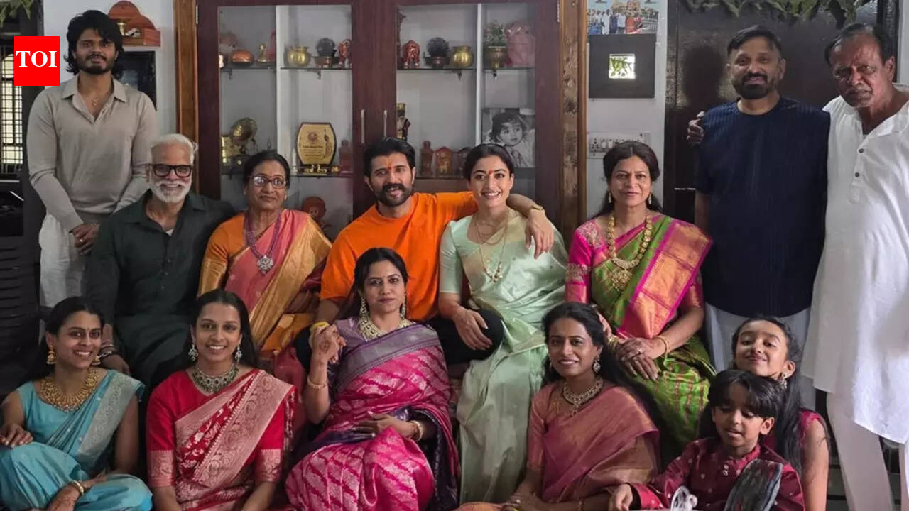 Vijay Deverakonda and Rashmika Mandanna visit Rakonda village to pay tribute to actor’s grandparents after wedding