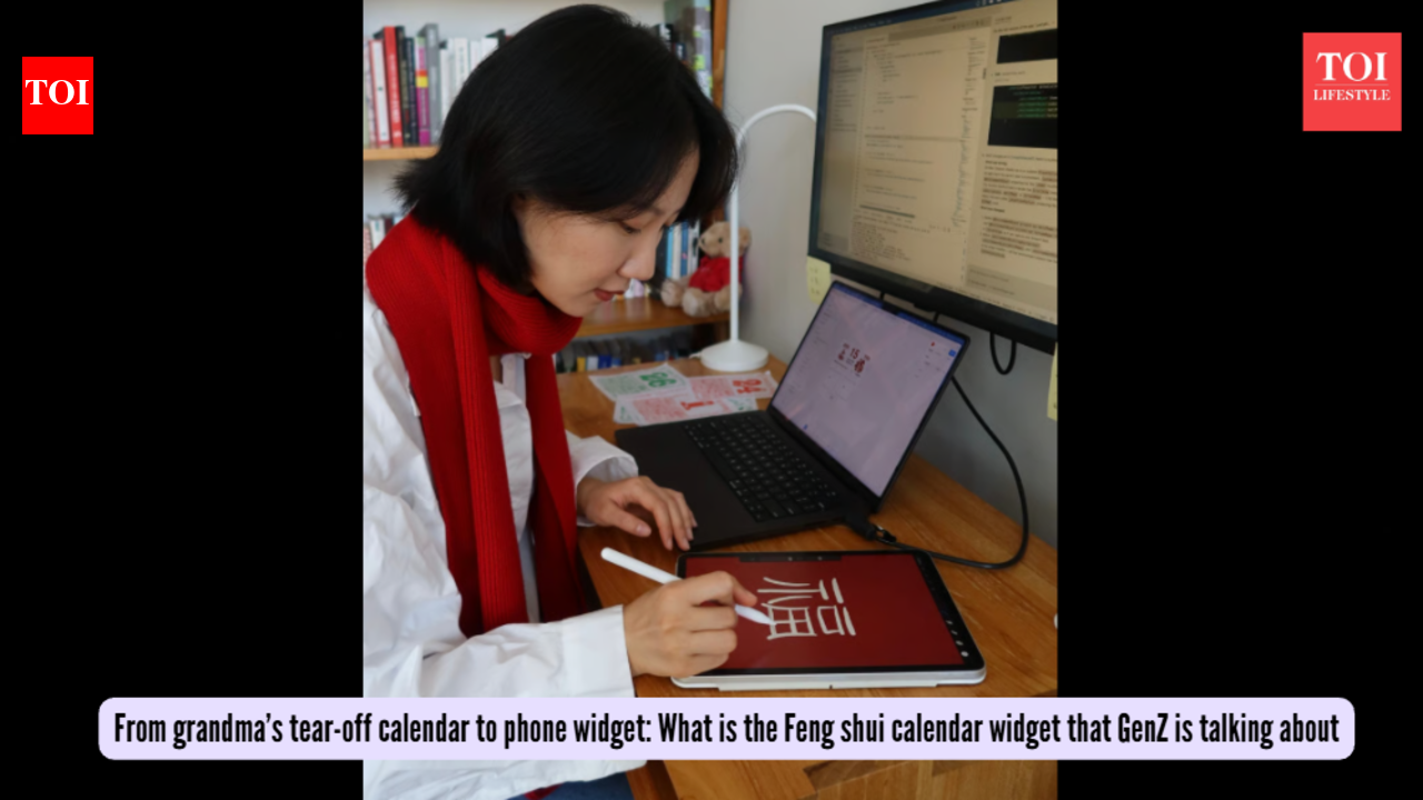 From grandma’s tear-off calendar to phone widget: What is the Feng shui calendar widget that GenZ is talking about