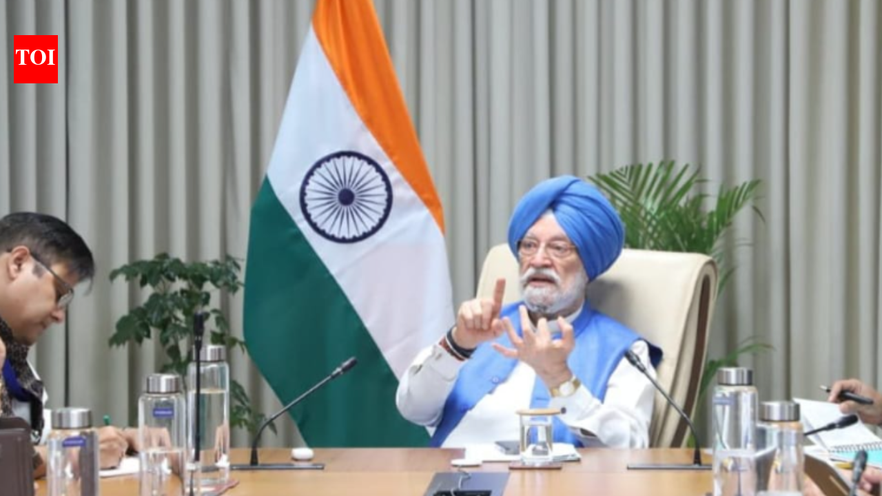 ‘No shortage of energy in India’: Union minister Hardeep Singh Puri amid supply concerns due to US-Iran war | India News – The Times of India