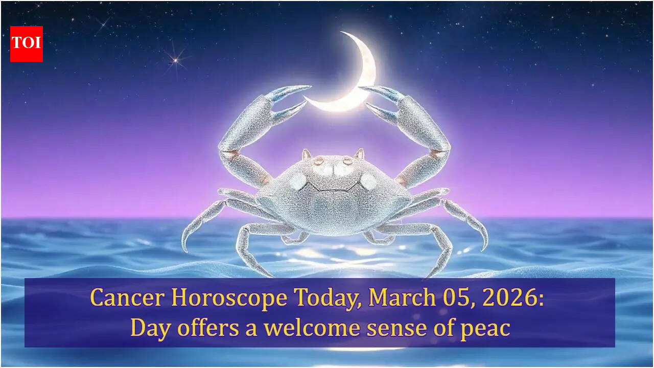 Cancer Horoscope Today, March 07, 2026: Day offers a welcome sense of peace