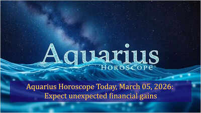 Aquarius Horoscope Today, March 07, 2026: Expect unexpected financial gains