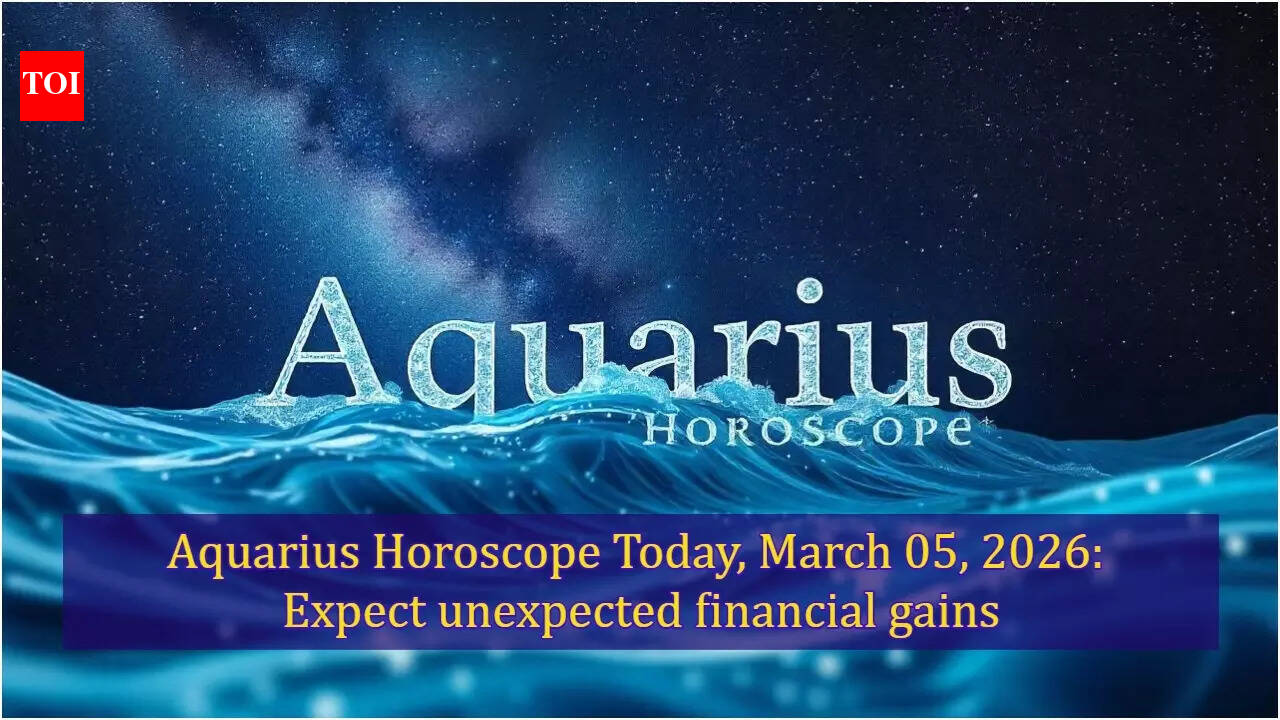 Aquarius Horoscope Today, March 07, 2026: Expect unexpected financial gains
