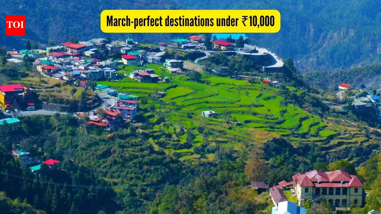 ₹10,000 से कम कीमत में भारत में घूमने के लिए मार्च-परफेक्ट गंतव्य; यात्रा कार्यक्रम की जाँच करें