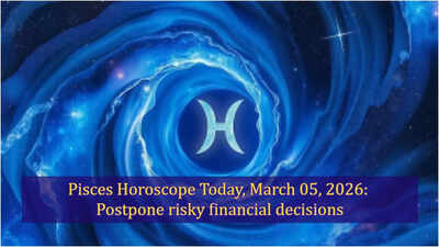 Pisces Horoscope Today, March 07, 2026: Postpone risky financial decisions
