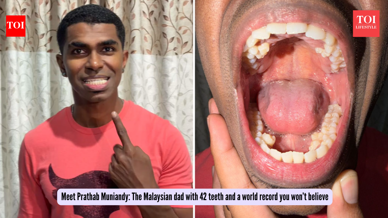 Meet Prathab Muniandy: The Malaysian dad with 42 teeth and a world record you won’t believe