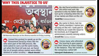 ‘Dead’, ‘deleted’ on dais, voters under scrutiny part of crowd