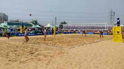 Missing teams fail to dampen international beach volleyball meet