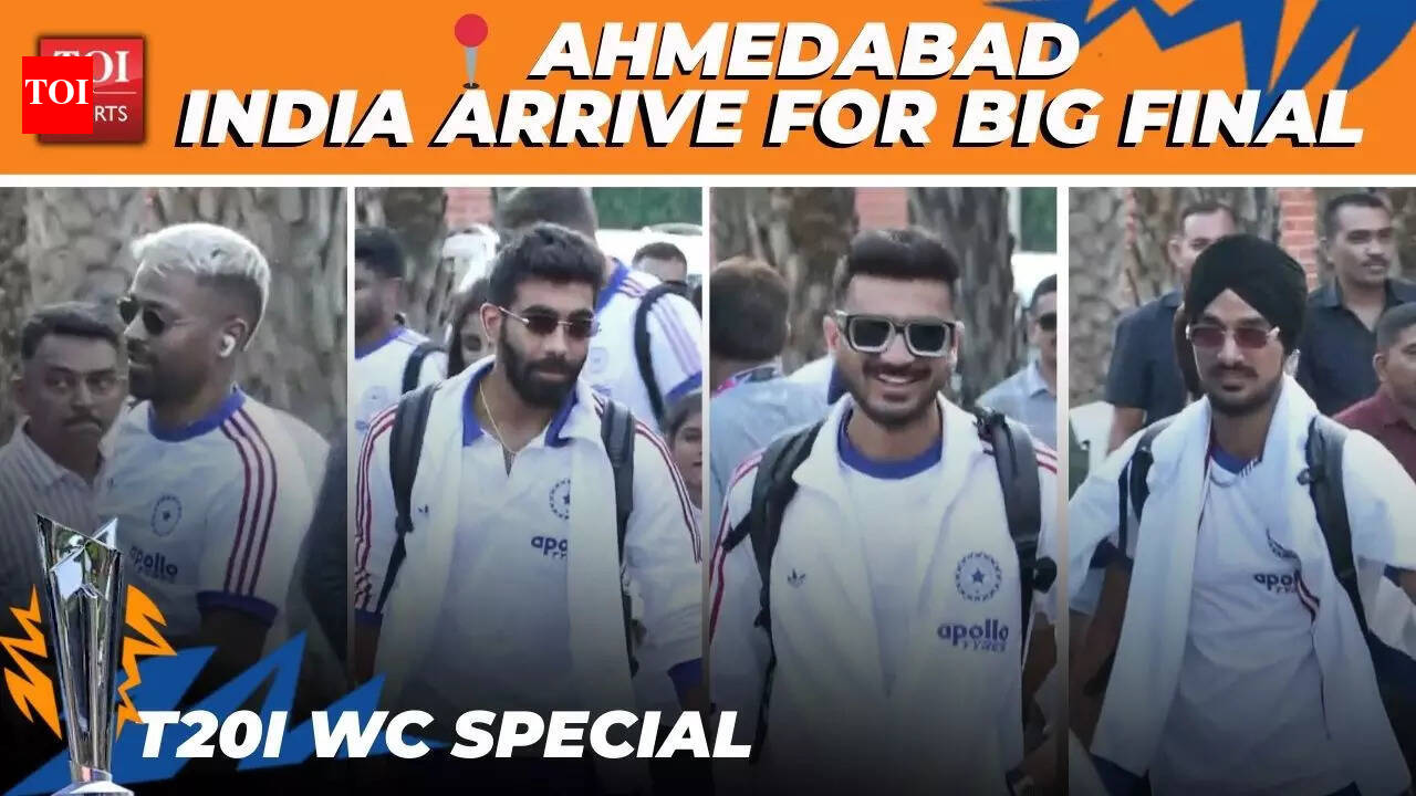 India leave Mumbai for Ahmedabad | Team India heads to T20 World Cup final vs New Zealand