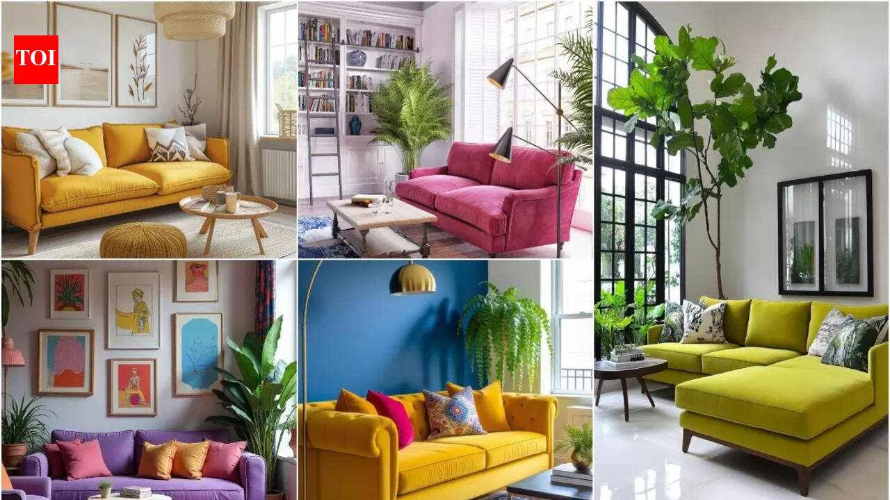 Highlighter sofas are lighting up living rooms