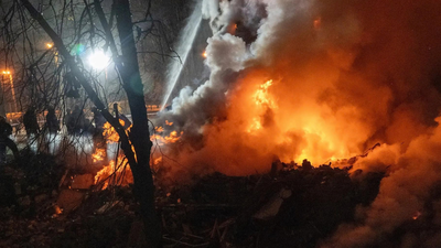 Russian missile strike kills 9 in Kharkiv; air raid alerts sound across Ukraine