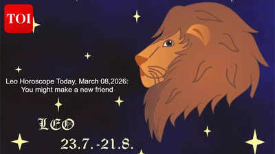 Leo Horoscope Today, March 08,2026: You might make a new friend