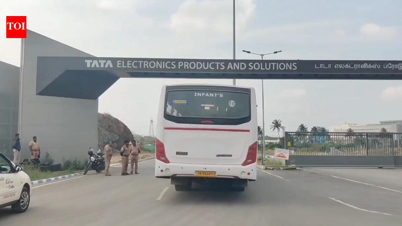 Men tie up night guards at Tata Electronics factory, steal gun and copper wires