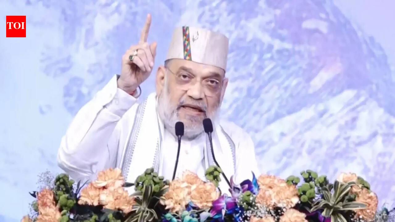 Amit Shah recalls Uttarakhand statehood movement during 'Jan Jan Ki Sarkar, 4 Saal Bemisaal' in Hardwar