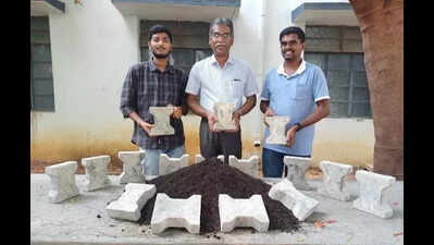 NIT Trichy team helps turn legacy waste into eco-friendly paver blocks