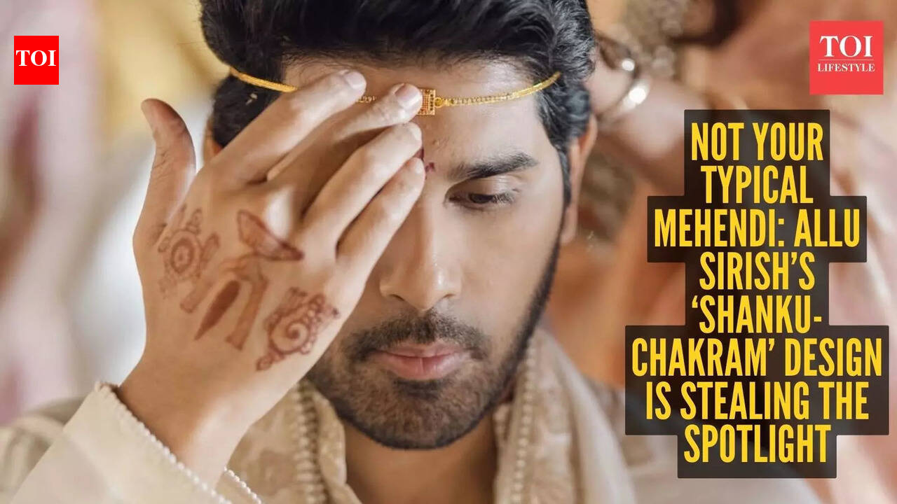 नयनिका रेड्डी के साथ अपनी शादी में अल्लू सिरीश द्वारा प्रदर्शित ‘शंकू चक्रम’ मेहंदी डिजाइन क्या है?