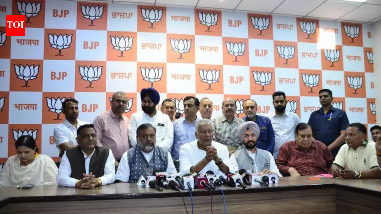 BJP questions AAP-Congress ‘alliance’ | Ludhiana News  timesofindia.indiatimes.com