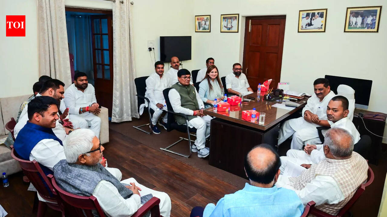 Ahead of joining JD(U), Nishant meets party MLAs