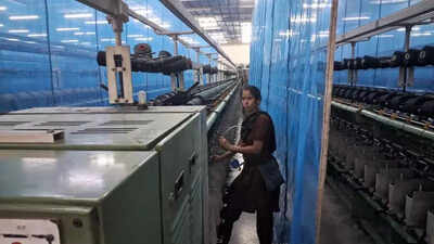 ‘No less than men’: Women operate textile machines with skill & pride