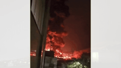 Watch: Israel strikes several oil depots in Iran; towering smoke, massive blaze light up skyline