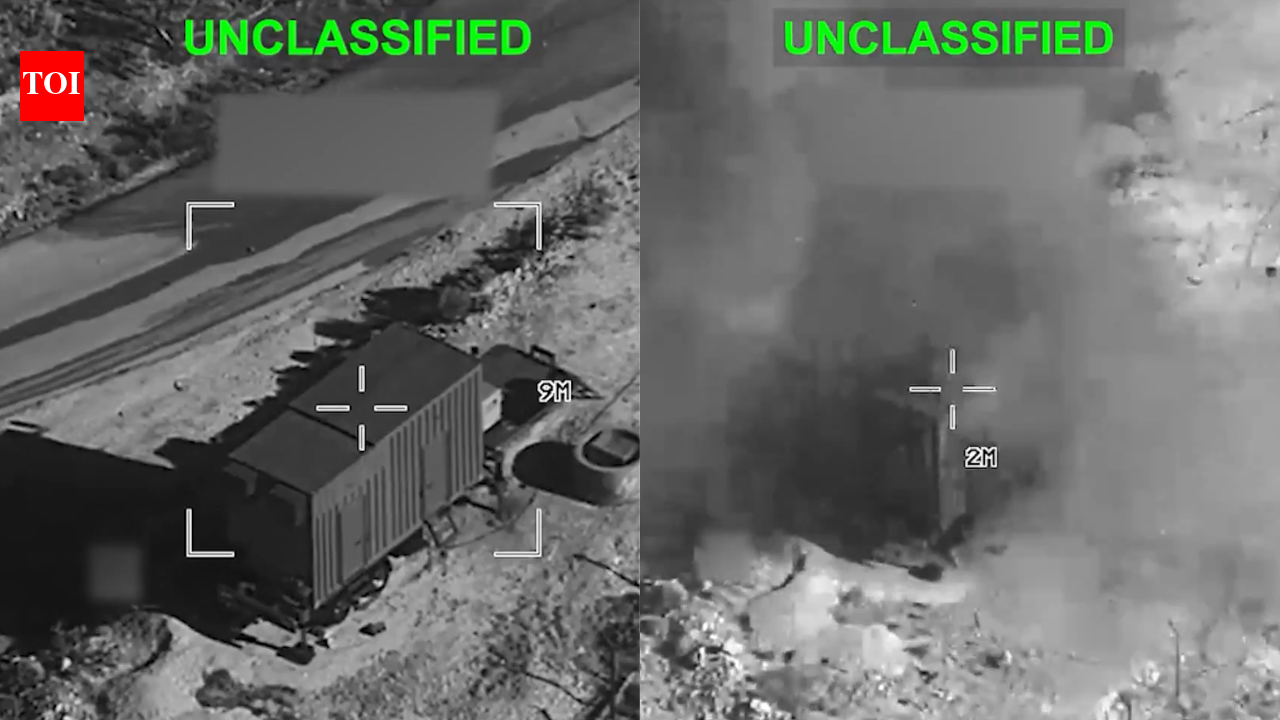 'If you kill Americans, we'll kill you': US releases montage of precision strikes with a blunt warning