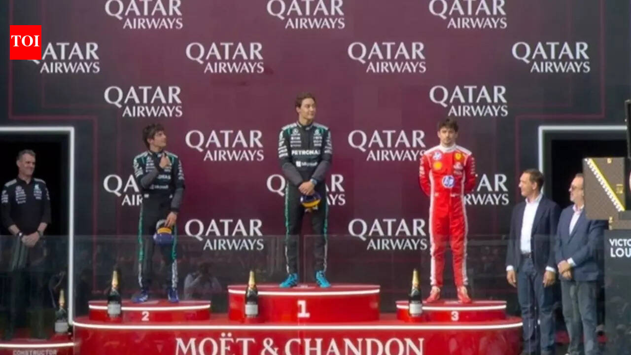 George Russell wins Australian Grand Prix, says “I like this car, I like this engine” as Kimi Antonelli and Charles Leclerc join podium