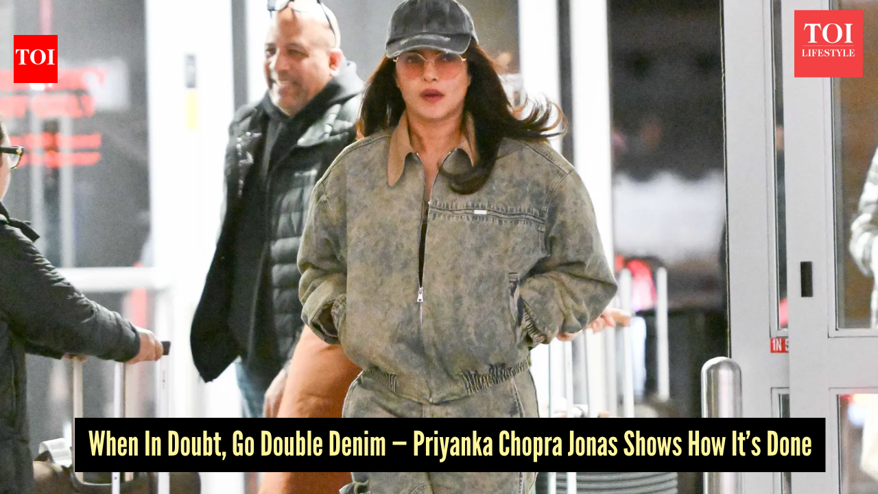 Priyanka Chopra Jonas just proved denim-on-denim is the easiest style win of the season