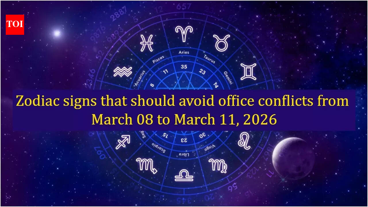 Zodiac signs that should avoid office conflicts from March 08 to March 11, 2026