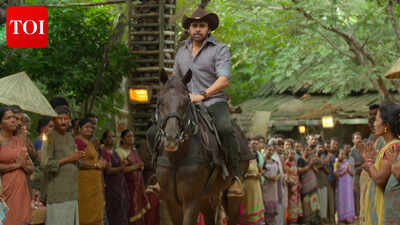  Pawan Kalyan unleashes a 'massy' and fierce cowboy look with spears and sledgehammers