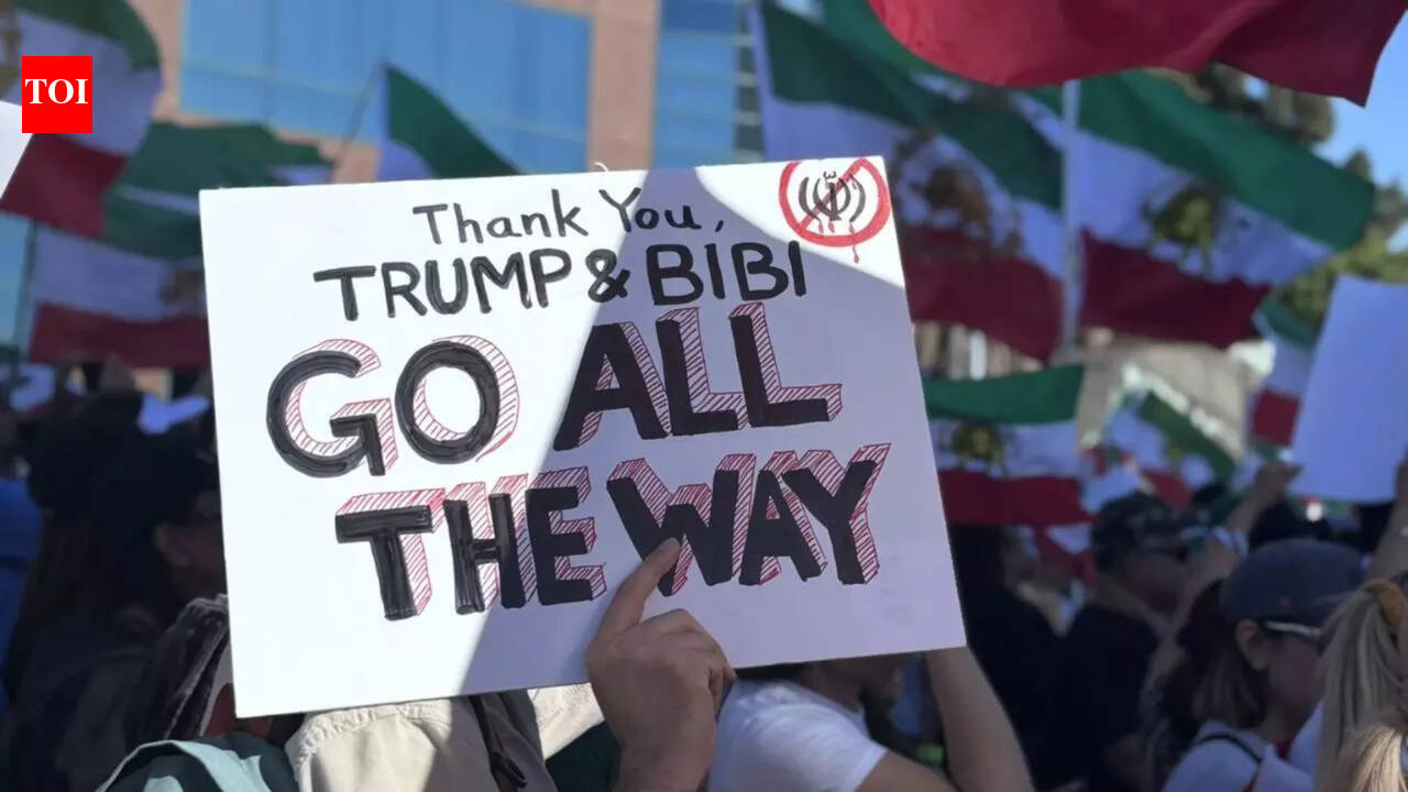 ‘They stole our country’: Iranian-Americans rally in Los Angeles backing strikes on Iran regime