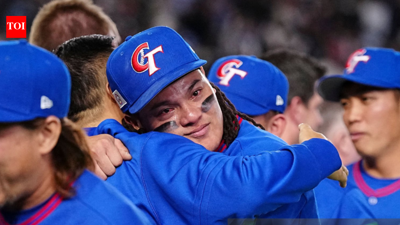 Chinese Taipei players break down in tears after dramatic WBC win over South Korea