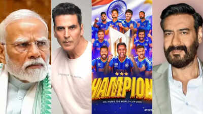 PM Narendra Modi, Akshay Kumar, Virat Kohli, Anushka Sharma, Ajay Devgn, Sachin Tendulkar: Celebs react to India winning T20 World Cup