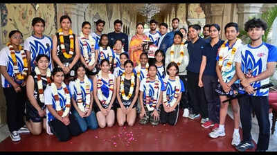 Muay Thai players honoured on International Women’s Day; Rajasthan Deputy CM Diya Kumari encourages athletes to perform better